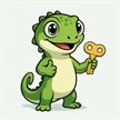 Password Lizard mascot